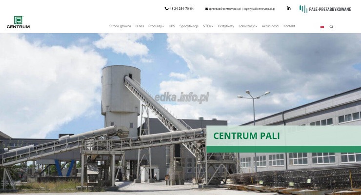 centrum-pali-sp-z-o-o wygląd strony