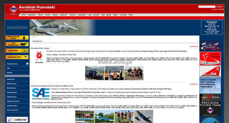 aeroklub-poznanski-im-wandy-modlibowskiej wygląd strony
