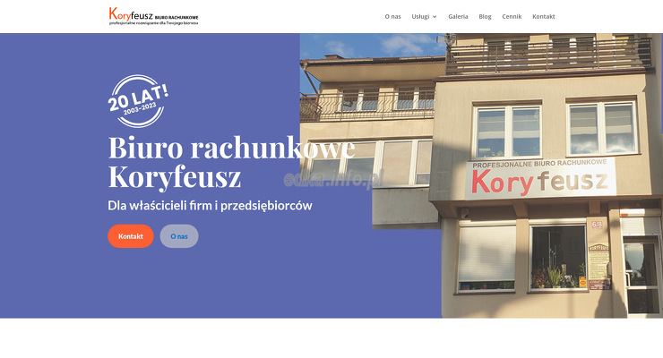 biuro-rachunkowe-koryfeusz wygląd strony