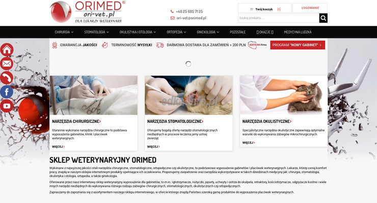sklep-weterynaryjny-orimed wygląd strony