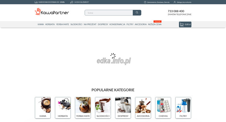 KawaPartner.pl strona WWW