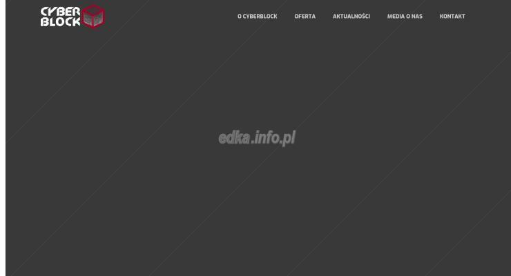 cyber-block wygląd strony