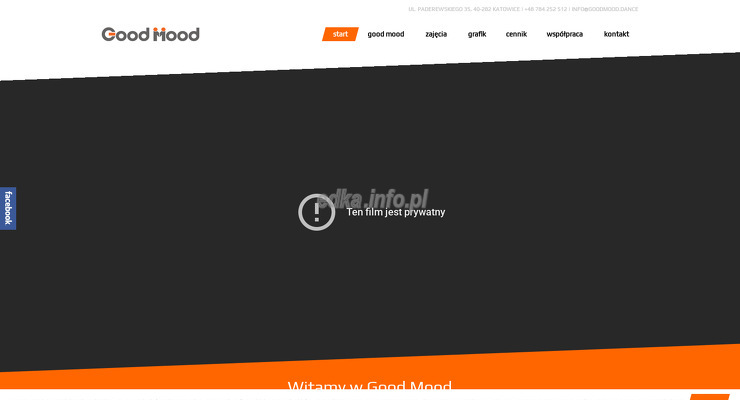 my-good-mood-adrian-dronszczyk wygląd strony