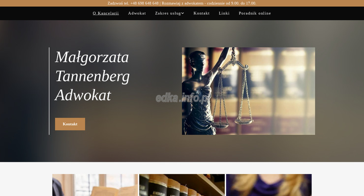 kancelaria-adwokacka-malgorzata-tannenberg wygląd strony