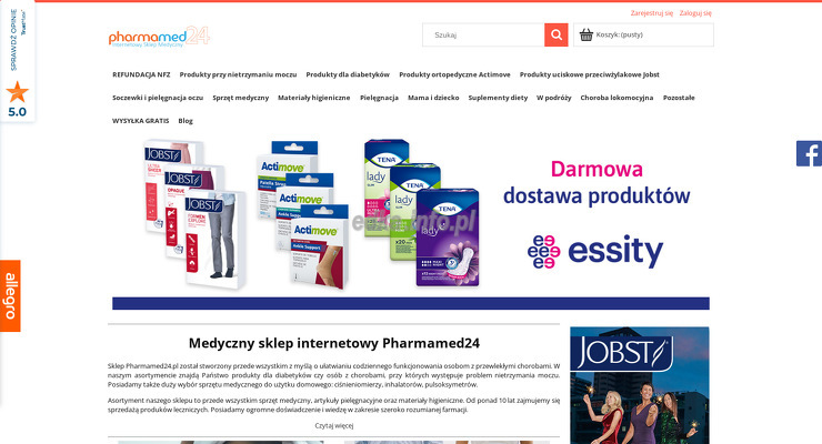 pharmamed24-pl wygląd strony