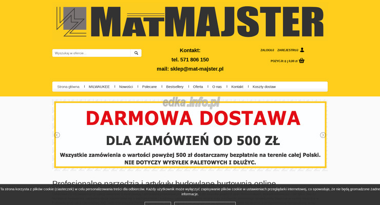 przedsiebiorstwo-handlowe-mat-majster wygląd strony