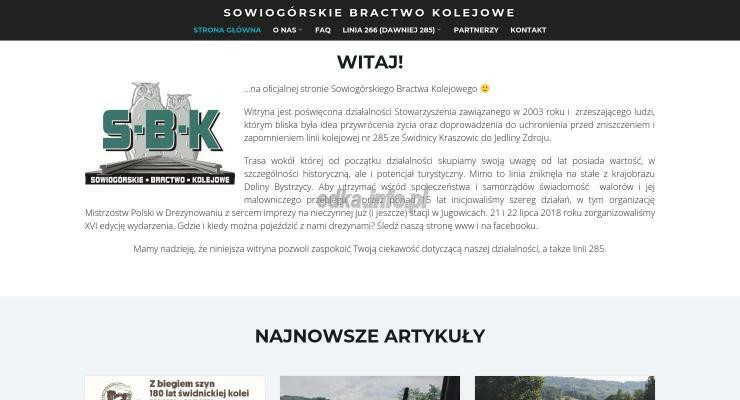 sowiogorskie-bractwo-kolejowe wygląd strony