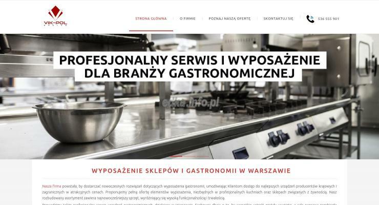 vik-pol-gastro wygląd strony