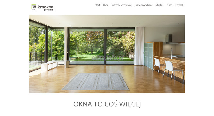 przedsiebiorstwo-km-okna wygląd strony